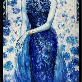 Painting, Precious Stones - Sapphire, Emil Aziz