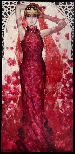 Painting, Precious Stones - Ruby, Emil Aziz