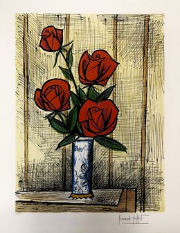 Print, Bouquet de roses, Bernard Buffet